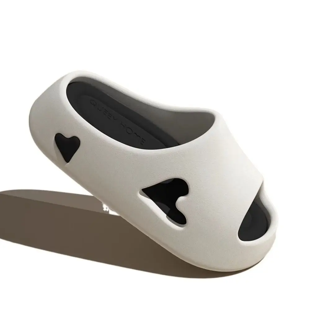 

Новые модные тапочки, однотонные толстые пляжные шлепанцы, нескользящие сандалии для дома