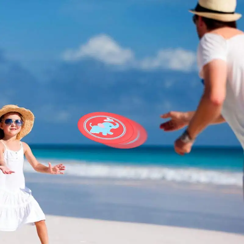 Juguetes de disco volador para niños, deportes y juegos al aire libre para niños, diseño de formas de animales, deportes y juegos al aire libre, diversión competitiva para niños