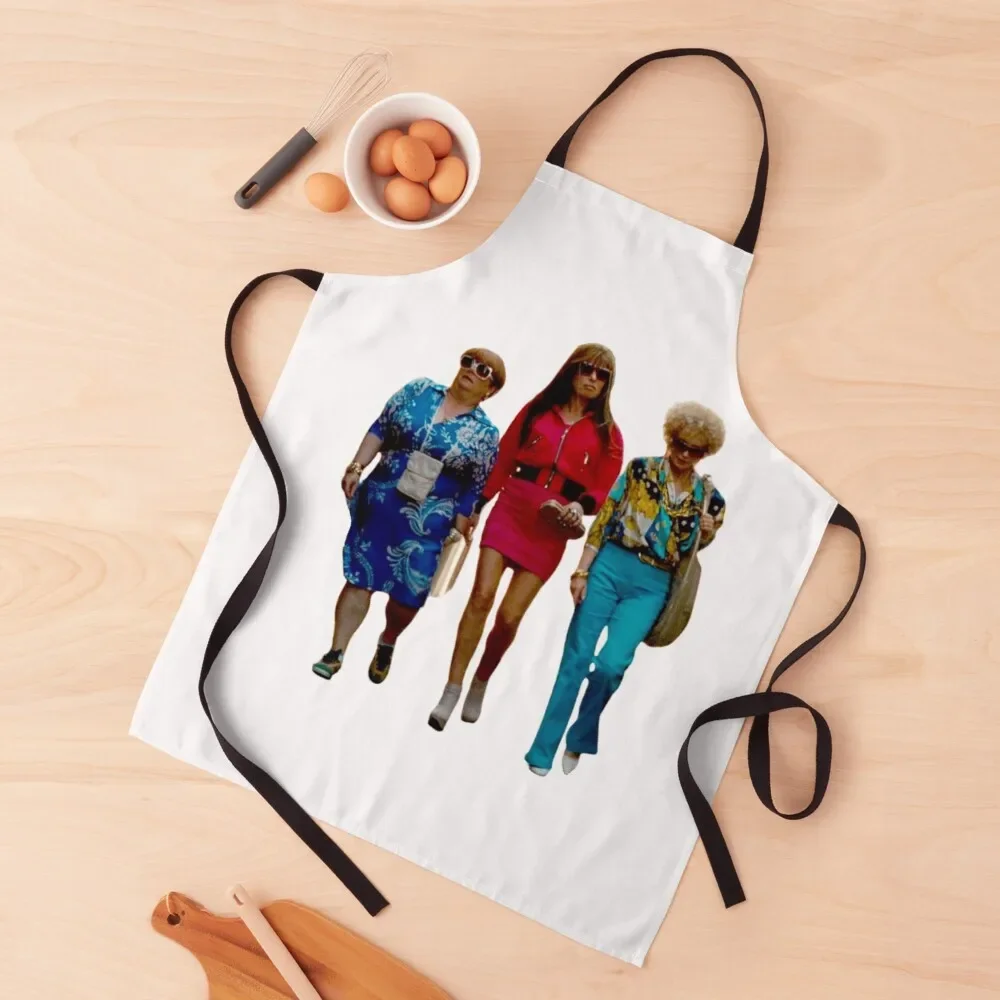 

Kath & Kim: Kath, Kim and Sharon Walking Apron Chef jacket men Things For Kitchen kitchen woman custom women's kitchen Apron