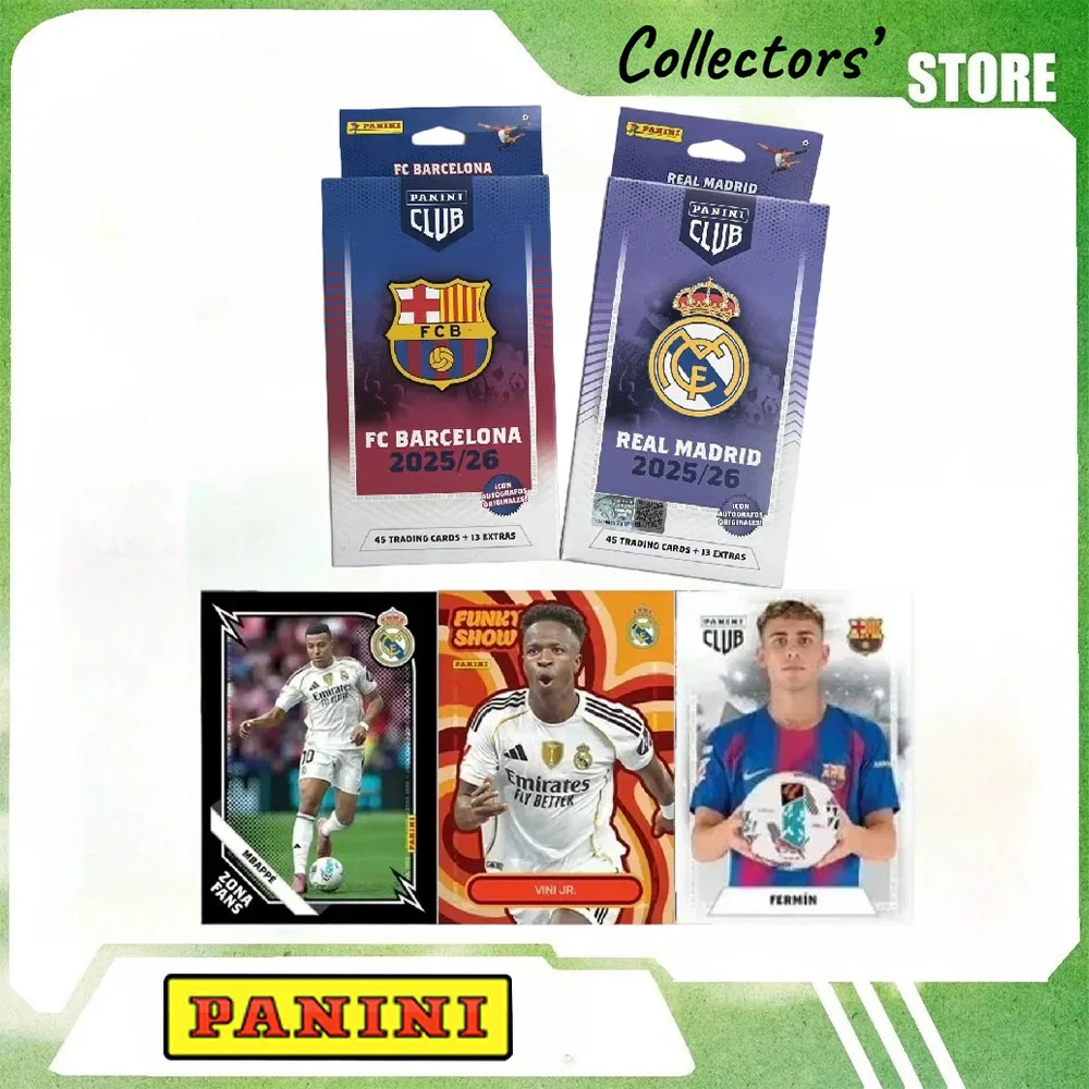 Authentic Panini Football Team Box Collectible Trading Card Rare Premium Limited Holo Parallel Ideal Gift For Soccer Fans