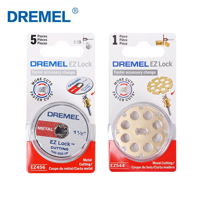 

Dremel Ez Lock Accessories Rotary Tool Cut-Off Wheels Cutting Disc Accessories for Slicing Sheet Metal Plastic and Wood