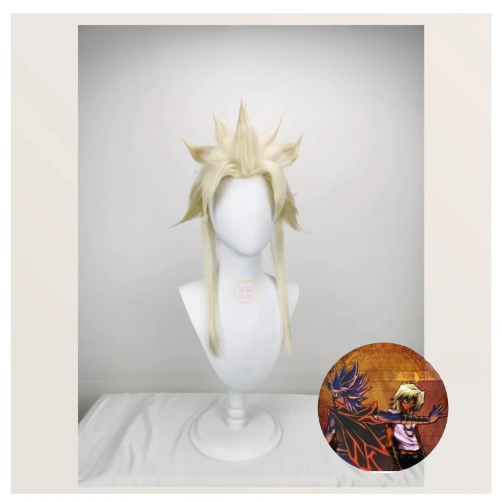 

Парик для косплея Marik Ishtar Yu Gi Oh, блондинка, длинные волосы