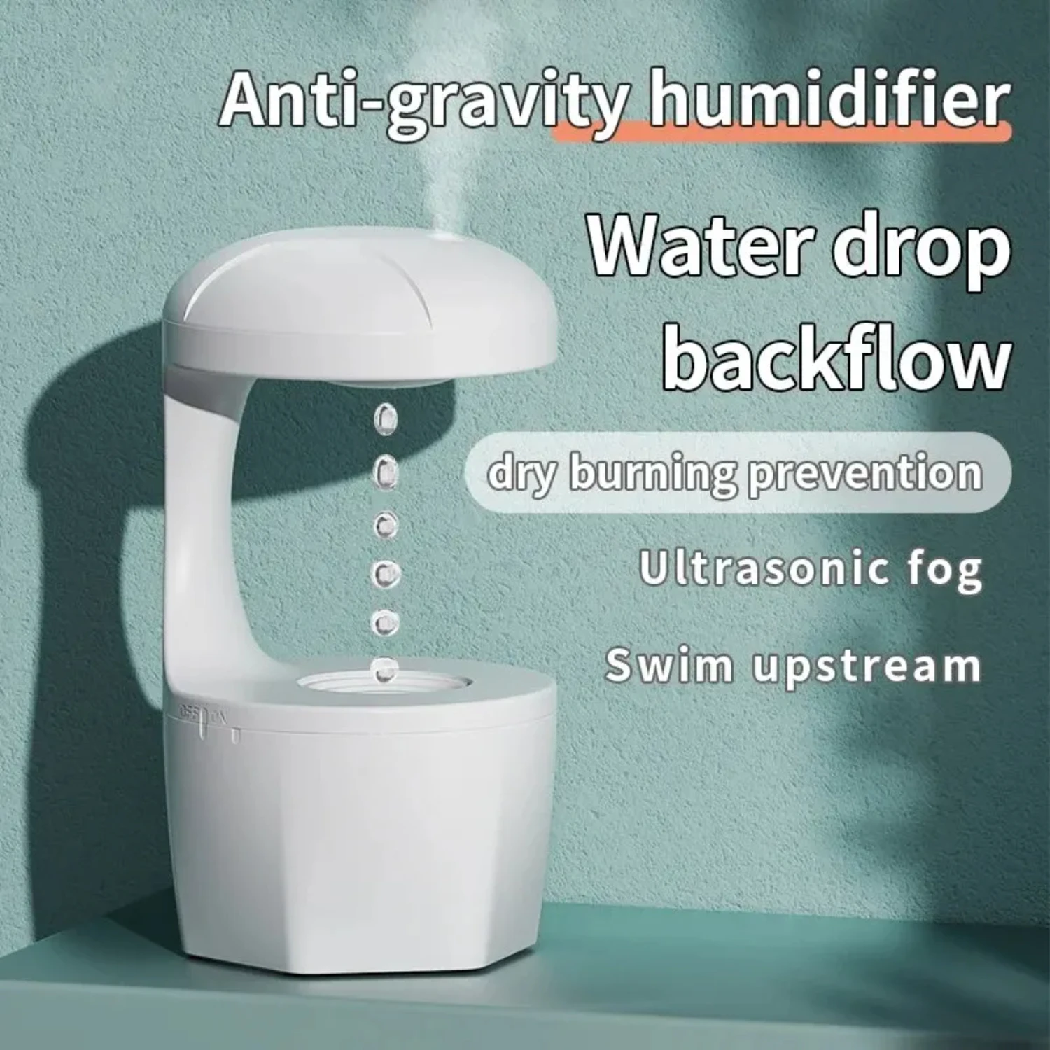 

New Advanced Fogging Anti-gravity Nano Water Drops Levitating Air Humidifier for Enhanced Comfort and Wellness - Efficienct and