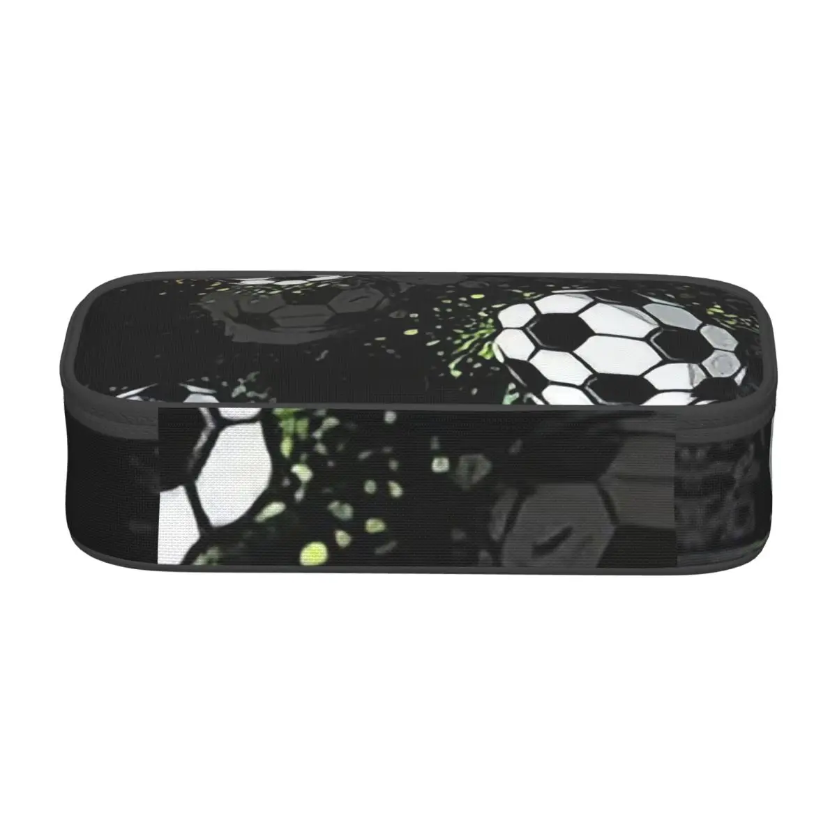 

Football Graffiti Pattern Pencil Cases for Students Pen Box Pencil Bag Large Capacity Pencil Pouch Pen Holder