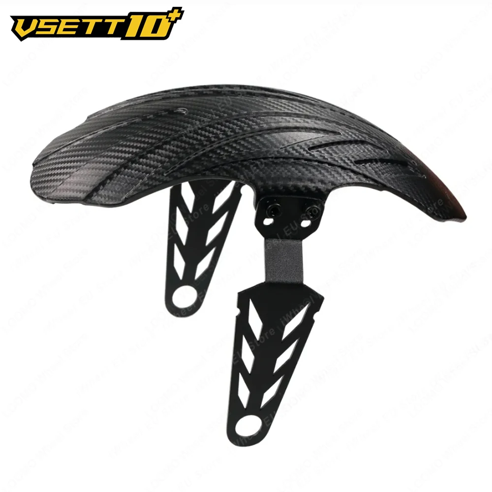 Customized Carbon-Fiber-Pattern Mudguard for VSETT 10+ Kaabo Mantis 10 Zero 10X MUKUTA 10 Plus 10inch Electric Scooter