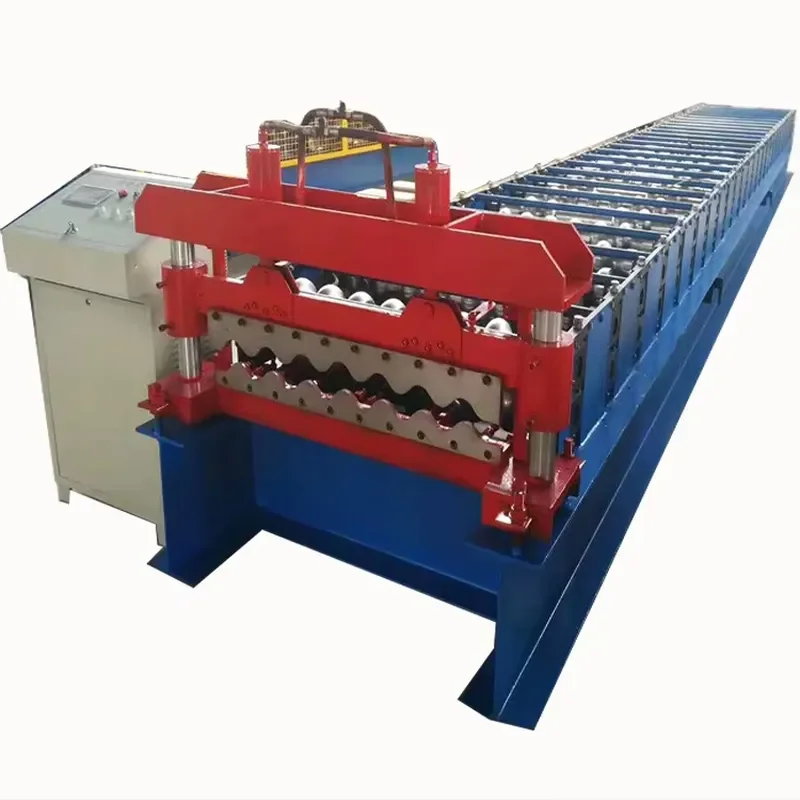 Galvanized Metal Roof Sheet Roll Forming Machine Corrugated Roof Panel Forming Machine