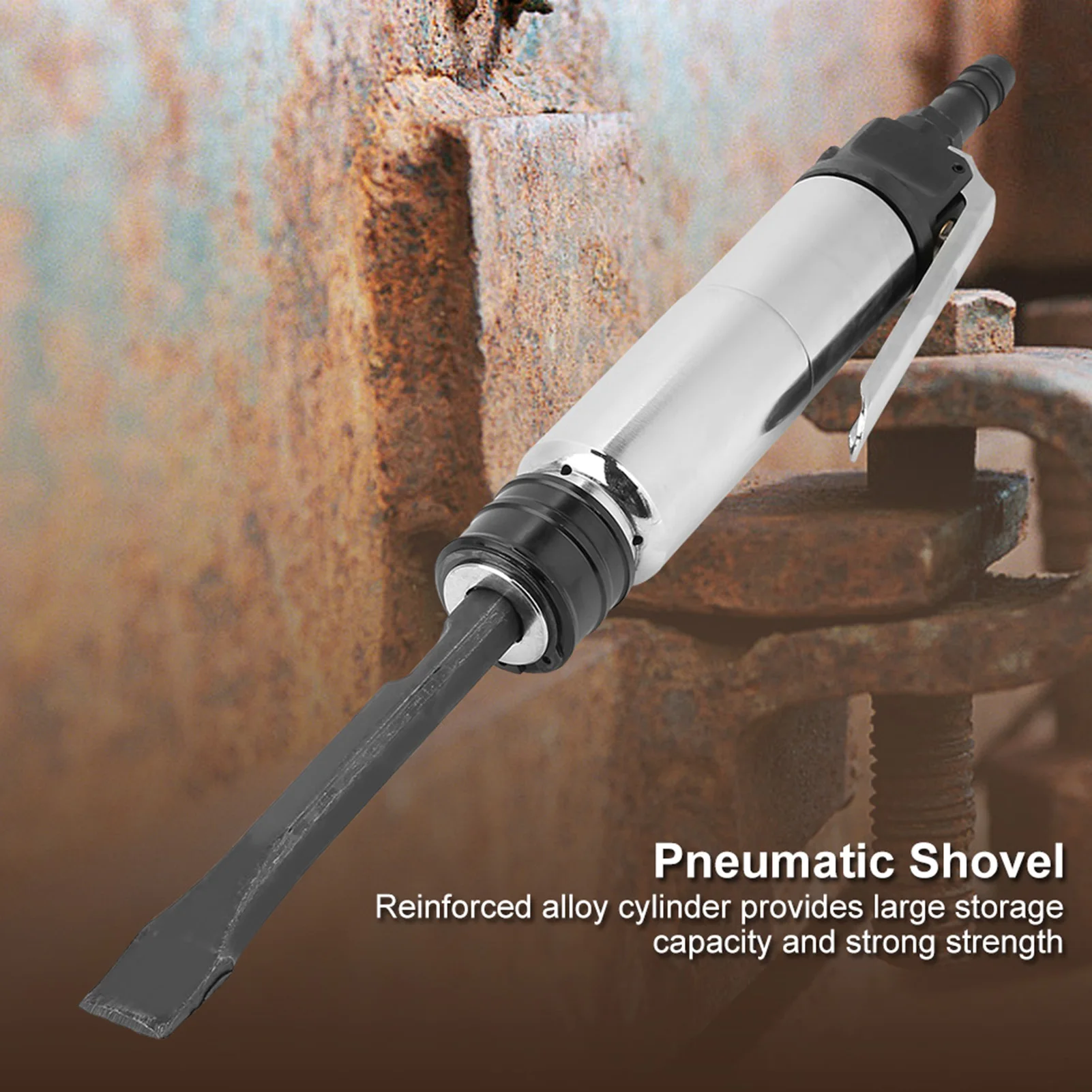 Pneumatic Hammer Industrial Powerful Handle Straight Type Air Chisel Pneumatic Hammer Shovel Tool Straight Type Pneumatic Shovel