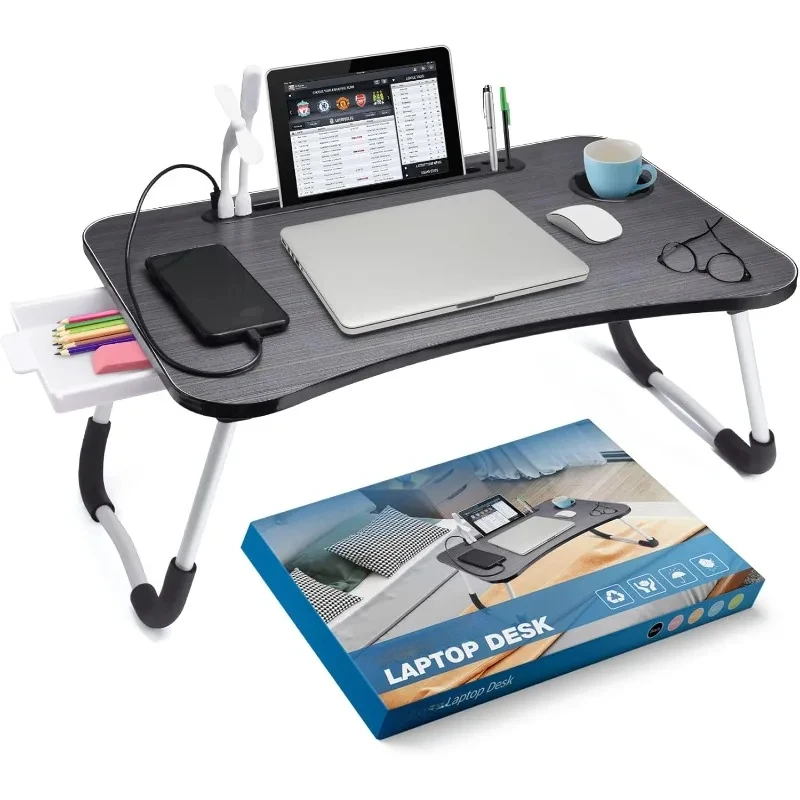 Biurko na laptopa Stojak na laptopa Składany stolik na laptopa Składana taca śniadaniowa Przenośne biurko stojące do czytania i pisania