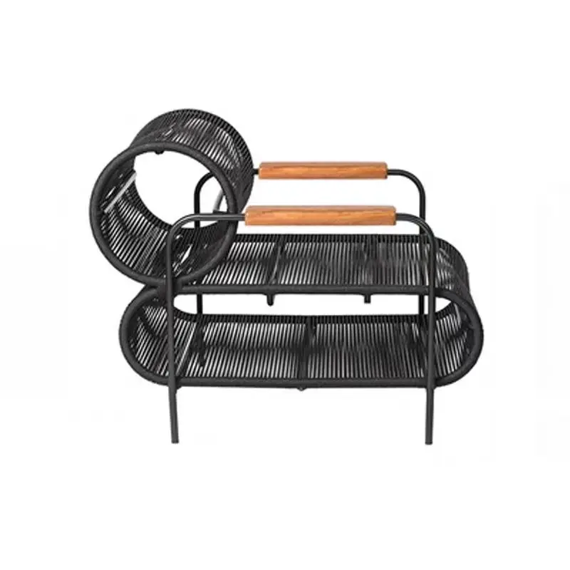 

Outdoor sofa rattan courtyard hotel homestay dew balcony rattan chair coffee table combination leisure overhead waterproof