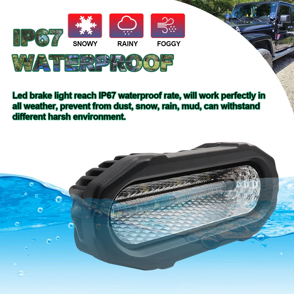 ATV UTV Led Brake Light 20W IP67 12V 24V 4x4 Driving Reverse Backup Lights Offroad Truck Boat Camper Motorcycle Car Bulb