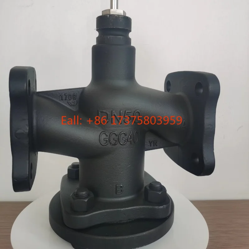 Electric Control Valve VF45.50  PN16 Flange Two-way Valve Match  SKD62 Steam Temperature Resistance of 200 Degrees