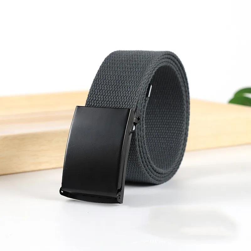 Mode Nieuwe Unisex Broeken Riemen Canvas Riem Metalen Gesp Mannen Vrouwen Jongens Jeans Riemen Snoep Kleuren Top Kwaliteit Luxe Riemen