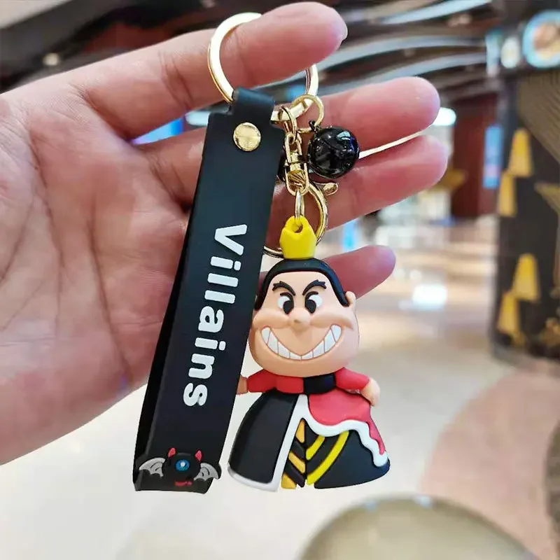 Disney Cartoon Anime Keychain Sleeping Curse Epoxy Doll Keyring Pendant Couple Bag Car Accessories Girlfriend Key Chain Gift