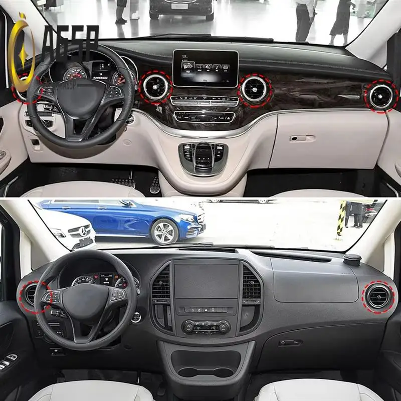 

A65P-1Pcs AC Vent Grille Air Conditioning Shutter For Mercedes Benz W447 W448 Vito V Class V260 2016-2019 4478301401