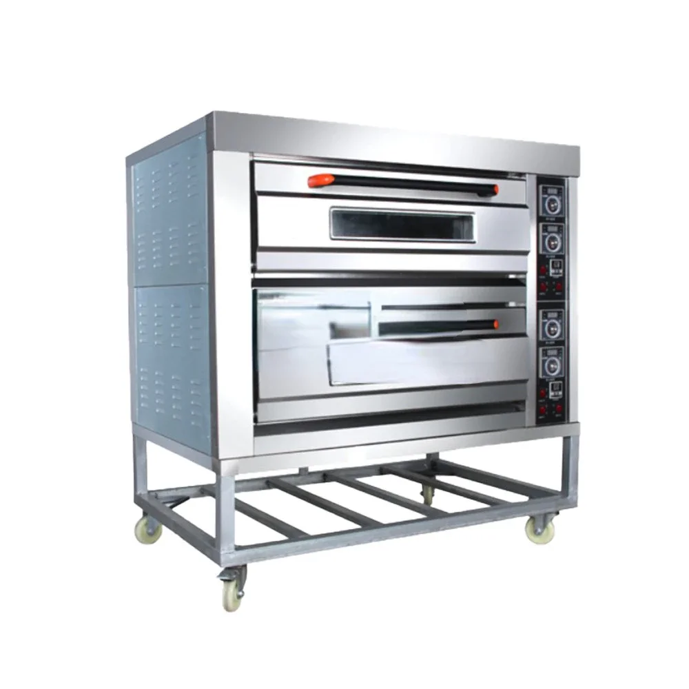 

Electric High Quality 2 Deck 2 Trays Bakery Oven Electric Bread Commercial Convection Oven Equipment For Bakery