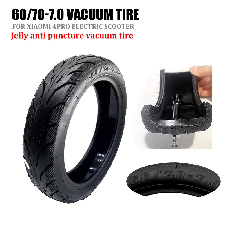 

Jelly anti puncture vacuum tire 10 Inch 60/70-7.0 For Xiaomi 4Pro Electric Scooter Wheel Tires Accessories