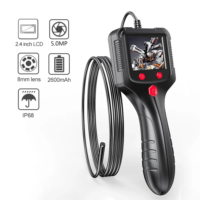 1080P HD Industrial Endoscope Camera with 2.4