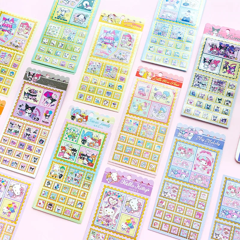 40 pack/lot Creative Sanrio Animal Stickers Cute Scrapbooking DIY Diary Decorative Sticker Album Stick Label