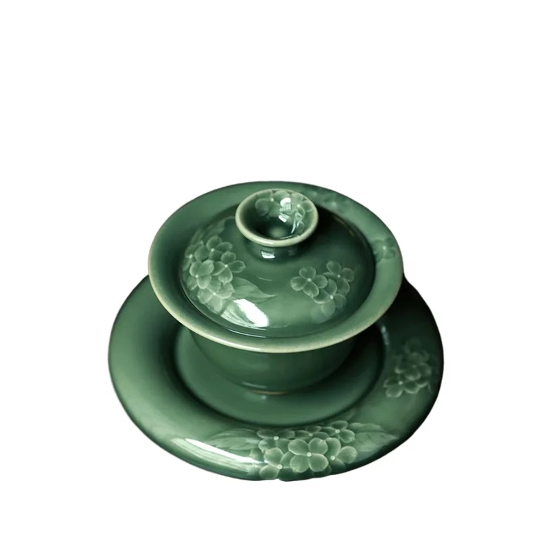 

Celadon handmade tea set