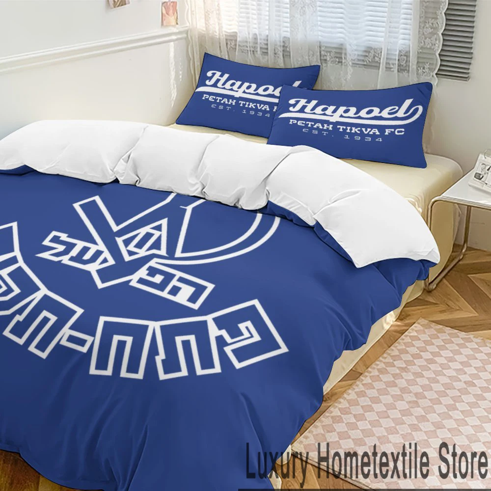 

3D Hapoel Petah Tikva Bedding Set Duvet Cover Bed Set Quilt Cover Pillowcase Comforter king Queen Size Boys Adult Bedding Set