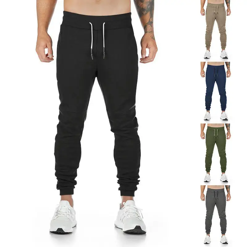 

Men's Casual Fitness Pants Autumn Print Straight Leg Cotton Blend mid Waist Trousers Personality Versatile Non-ironed