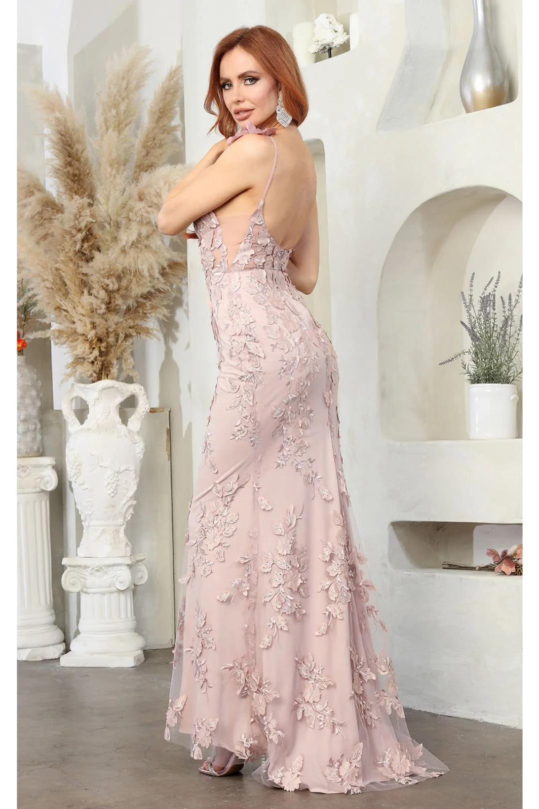 Mermaid Bridesmaid Dresses Luxurious Lace Appliqué Bodycon Women's Formal Ceremony Banquet Evening Gowns Prom Dresses 2024