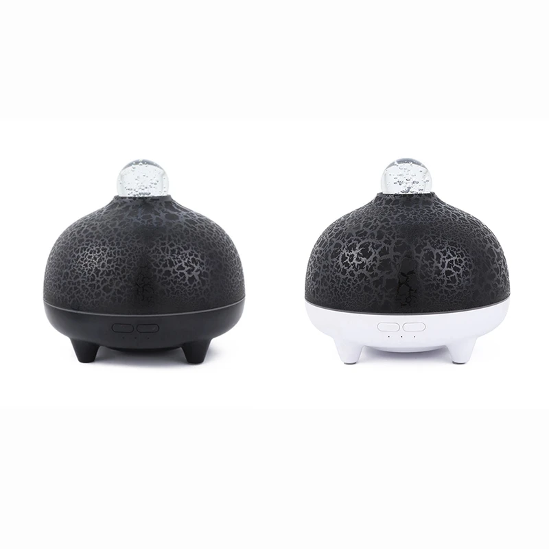 

Essential Oil Diffuser Volcano Fire Diffuser Humidifier 350Ml Cool Mist Humidifier 7 Colors Light For Room Office