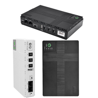 Mini UPS Uninterrupted Power Supply 8800mAh/10400mAh Lithium Ion Backup Battery with DC 12V/9V/5V Output for Wireless Router