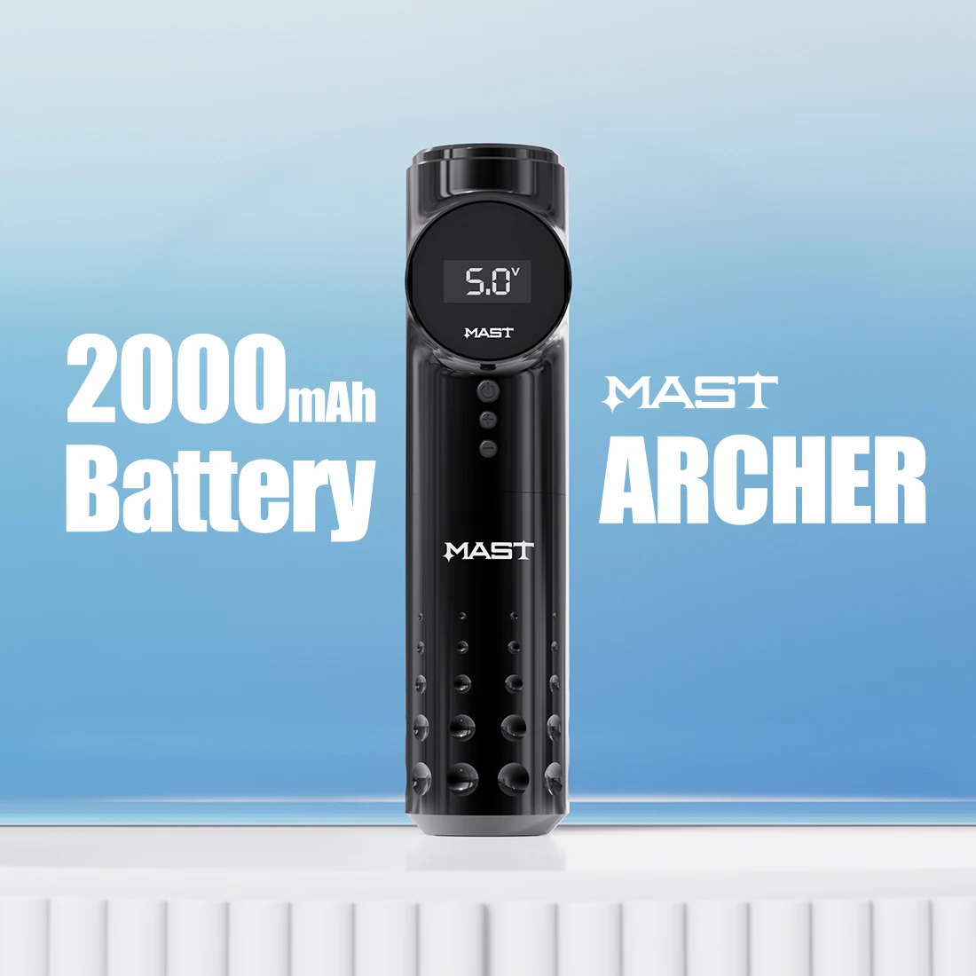 

Mast Tattoo Archer Портативная беспроводная машина для татуировки Мощный бессердечный двигатель Литиевая батарея 2000 мАч для тела художника