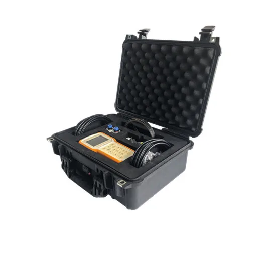

Portable Digital Ultrasonic Flow Meter Handheld Wall-Mounted Clip-On External Liquid Water Pipeline Heat Cold Meter