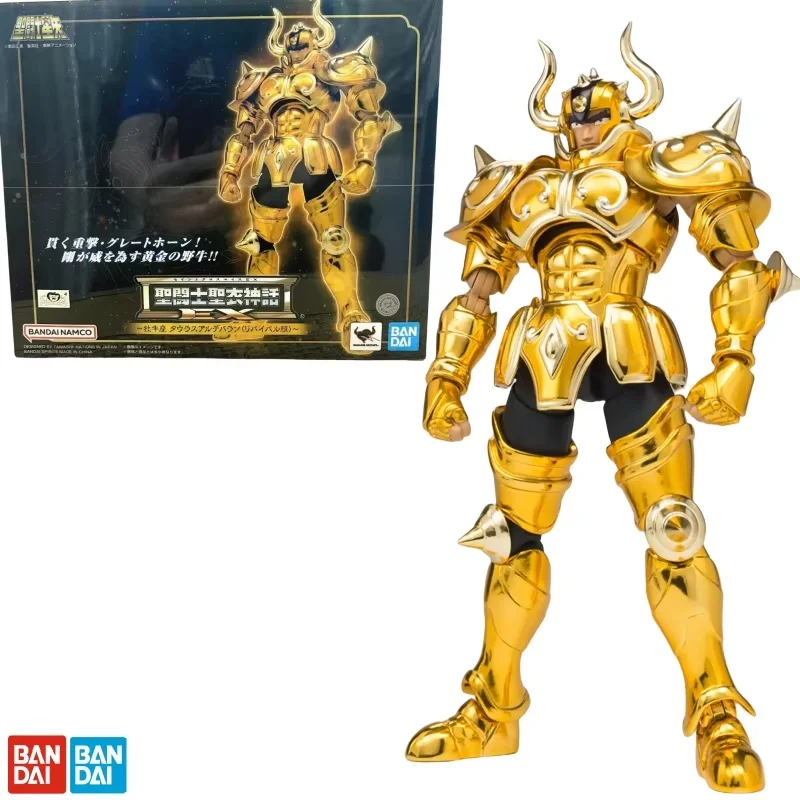 Genuine Bandai Action Figure Saint Seiya Holy Cloth Mythical Ex Taurus  Arudiba Rebirth Edition  Model Toys Xmas Birthday Gift