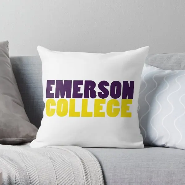 

Emerson College Printing Throw Pillow Cover Bed Decorative Sofa Decor Cushion Fashion Case Throw Pillows not include One Side