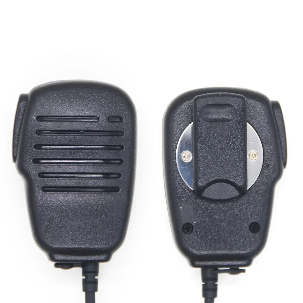 Walkie talkie impermeable altavoz estándar micrófono PTT para ICOM IC-V8 V85 IC-F21 F20 F3 F4GS Yaesu FT10 Vertex VX200 ￼ ￼ ￼