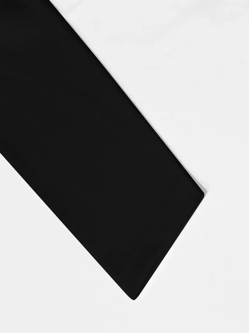 تي شيرت رجالي قطني بأكمام طويلة ورقبة دائرية كاجوال للمنزل قميص ناعم للربيع والخريف بلوفر رياضي أساسي فضفاض #3