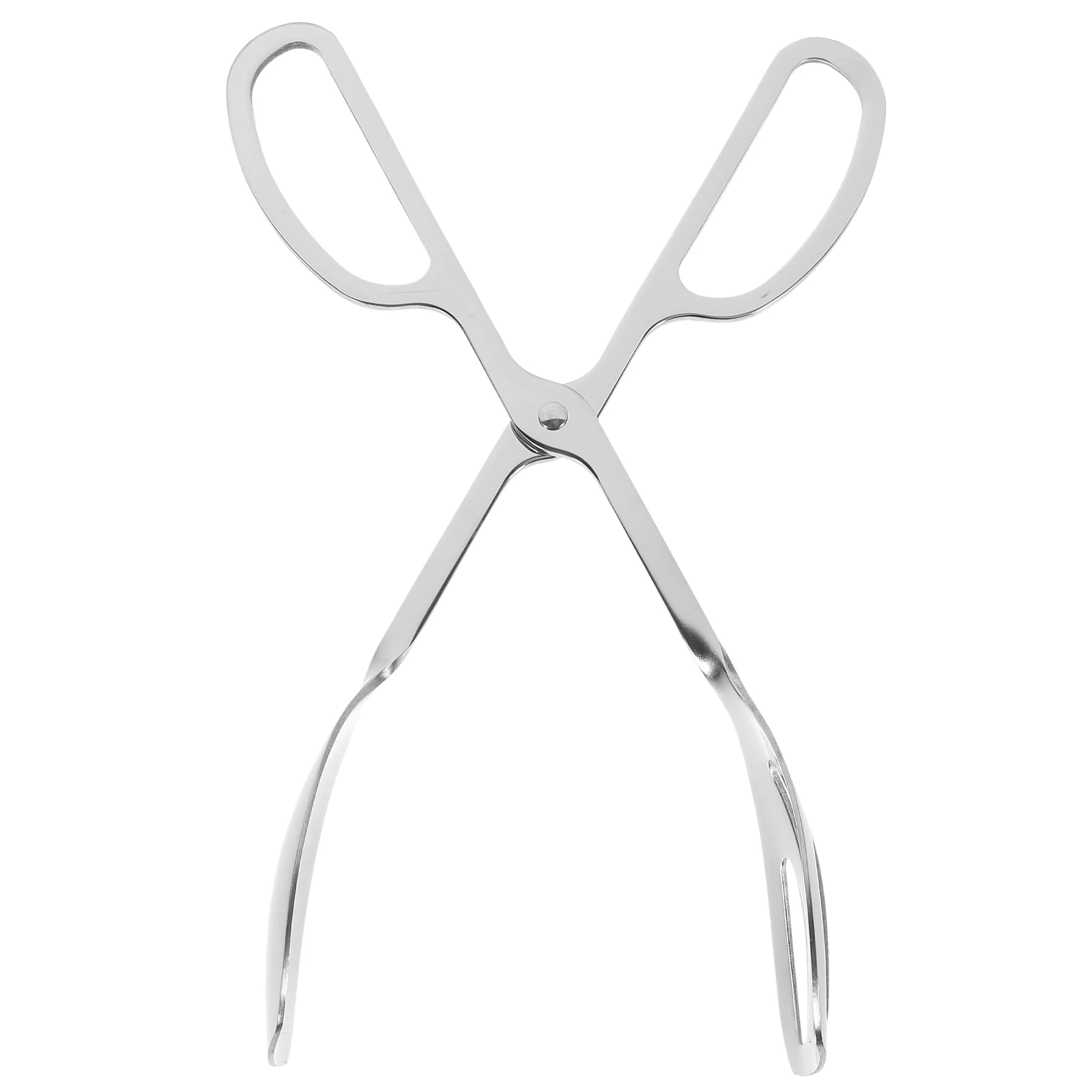 

Stainless Steel Food Clip Tongs for Kitchen BBQ Party Buffet Cooking Baked Bread Dessert Lightweight Storage Practical