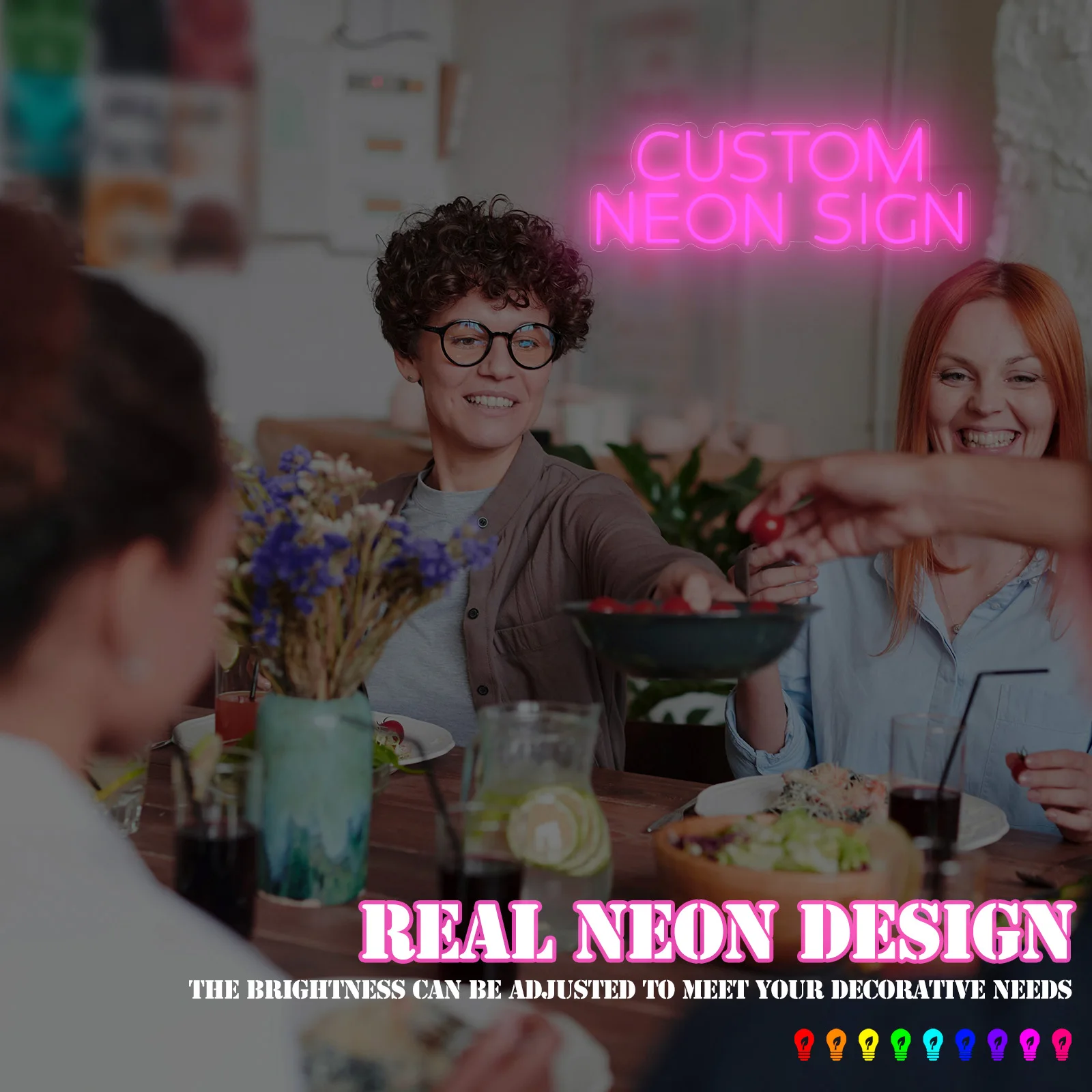 مخصص النيون تسجيل Led اسم ضوء للأطفال اسم علامات مخصصة في سن المراهقة هدية Led النيون تسجيل ل جدار ديكور ديكور غرفة نوم شخصية #1