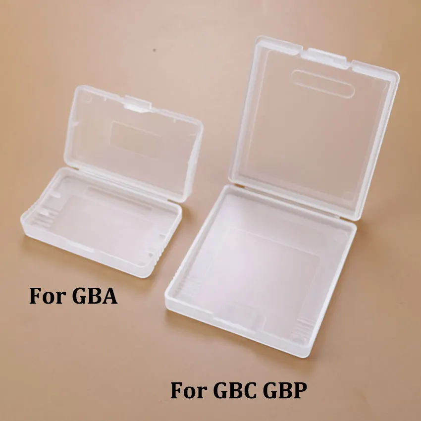 For GameBoy Color Advance Transparent Plastic Game Protection Anti Dust Cover Storage Box Cartridge Card Case For GBC GBA GBP