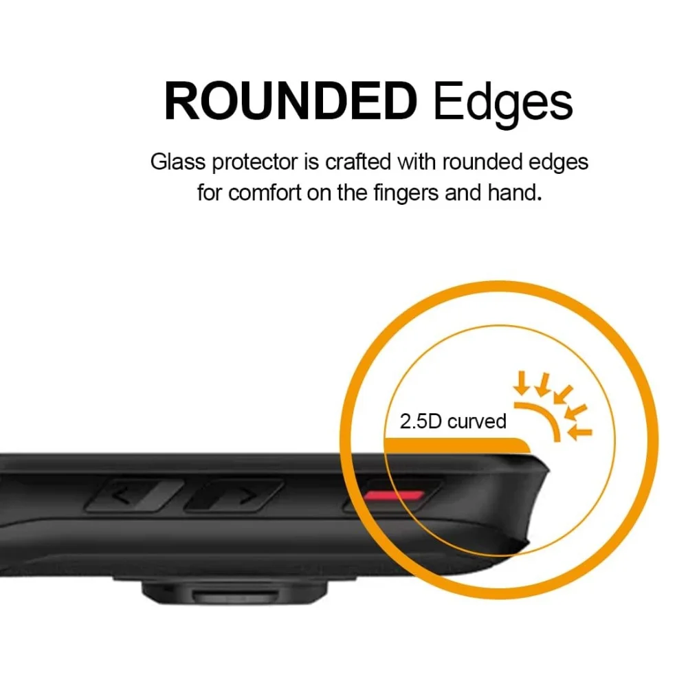 Scratch Resistant 9H Tempered Glass Screen Protector for Garmin Edge MTB Designed for Full Screen Coverage and Protection