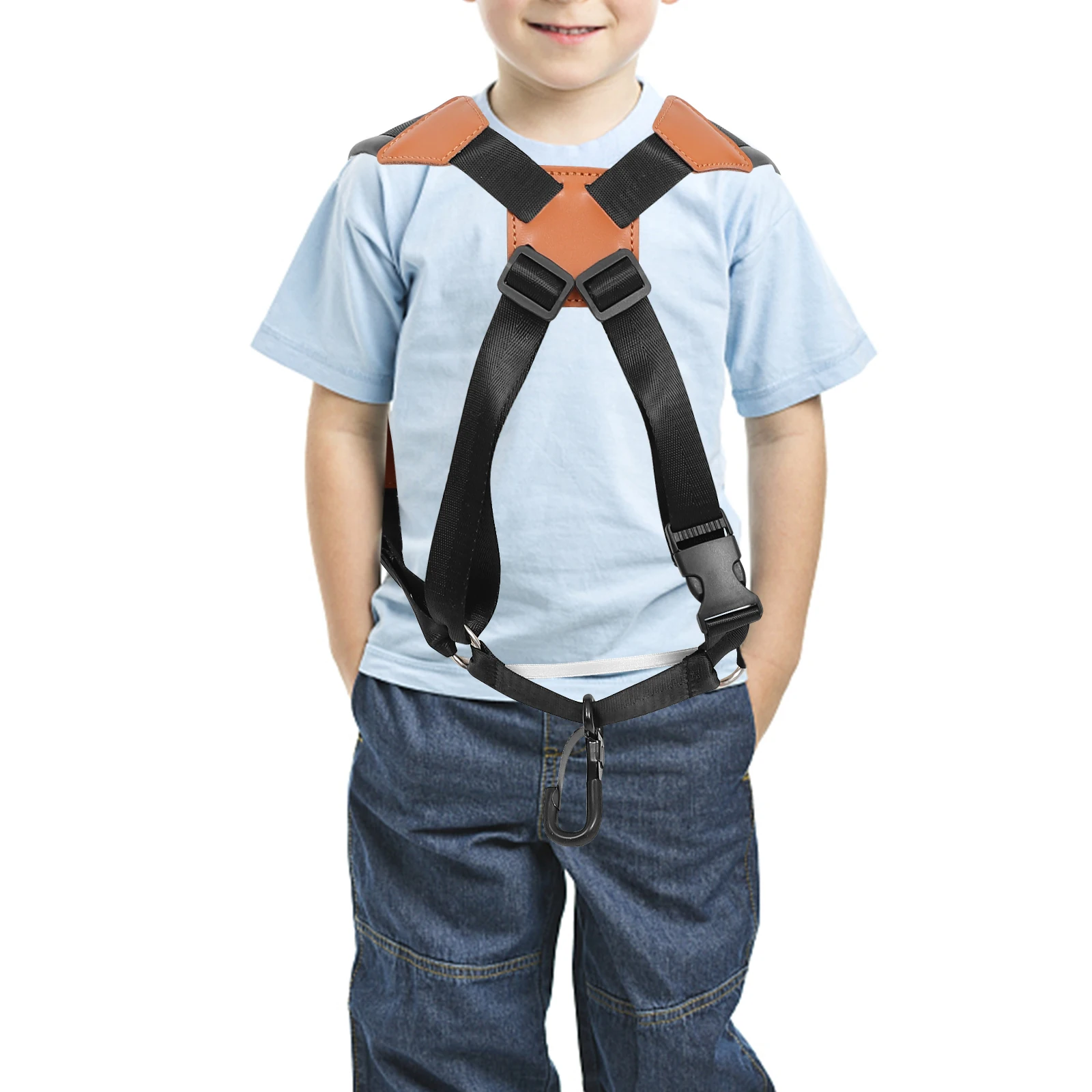 

2 Pcs Saxophone Strap Accessory Kids Shoulder Belt Fixing Portable Harness Ukulele