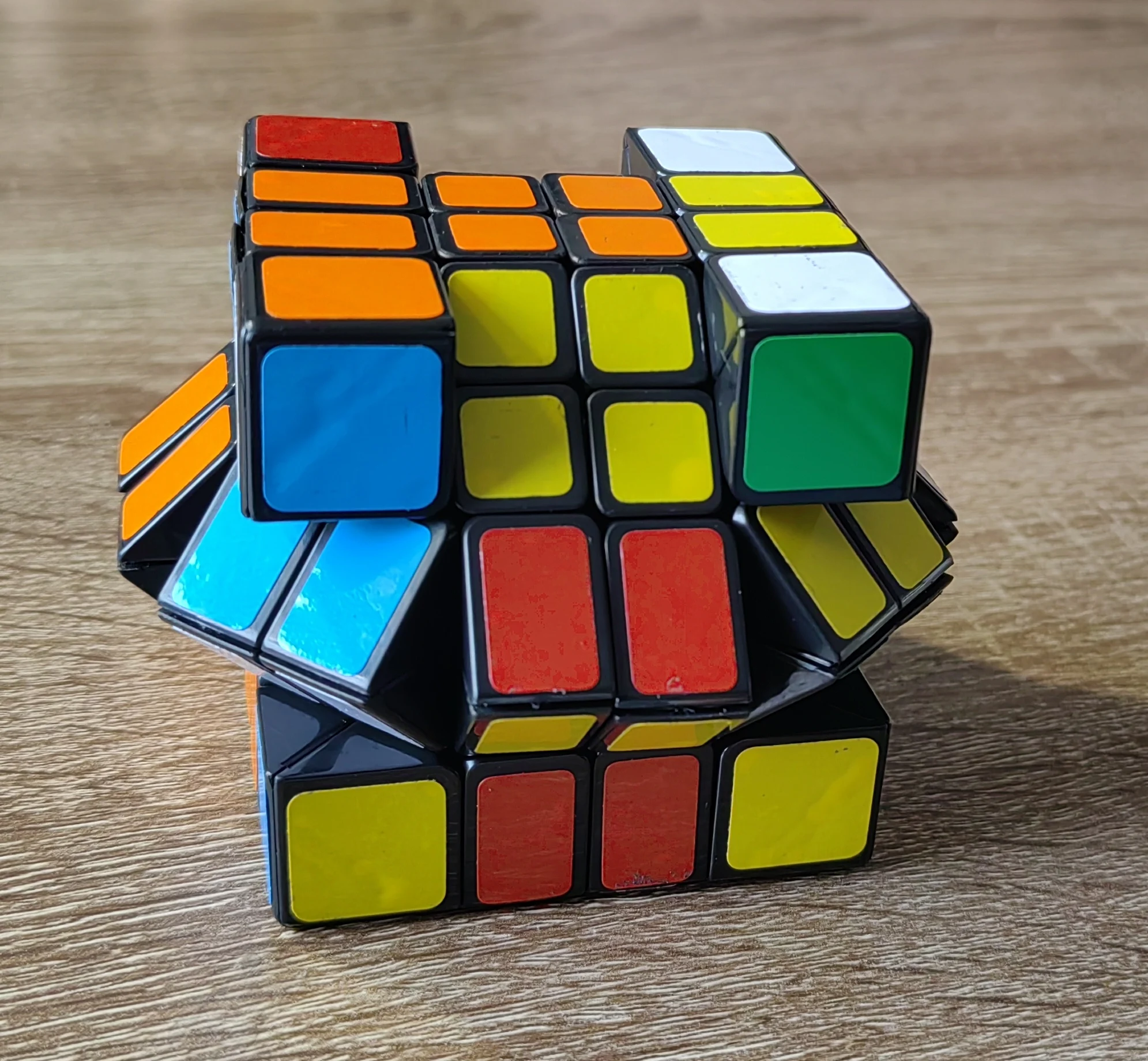 WitEden 4x4x4 Mixup Edge- rebuilt Magic Cube WitEde 444 Sticker Cube Professional Puzzle Toys Children Gift Cubo Magico Puzzle