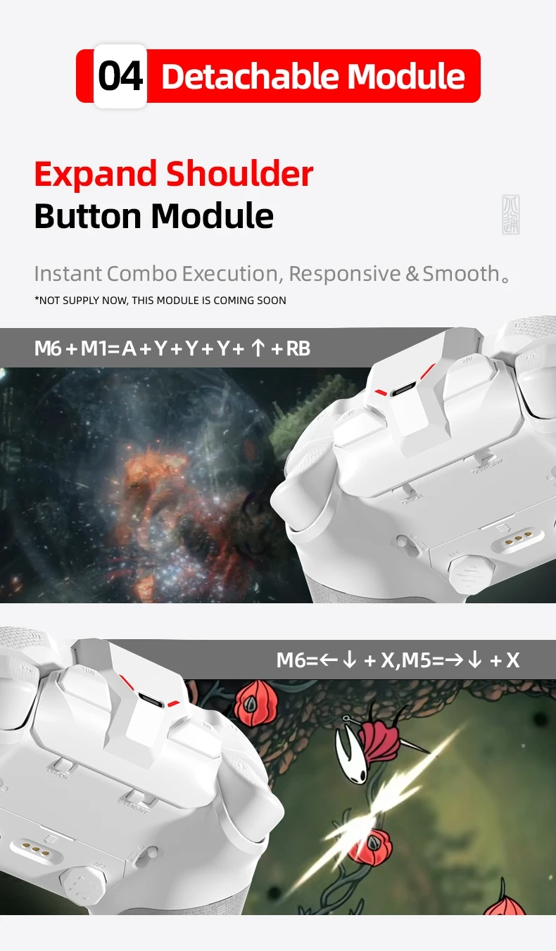 BEITONG PanGu Anpassbarer Modularer Controller Kabelloser Bluetooth-Gamepad Individualisierbarer Gaming-Controller für PC/NS2/Mobilgeräte/Steam – Detail 13