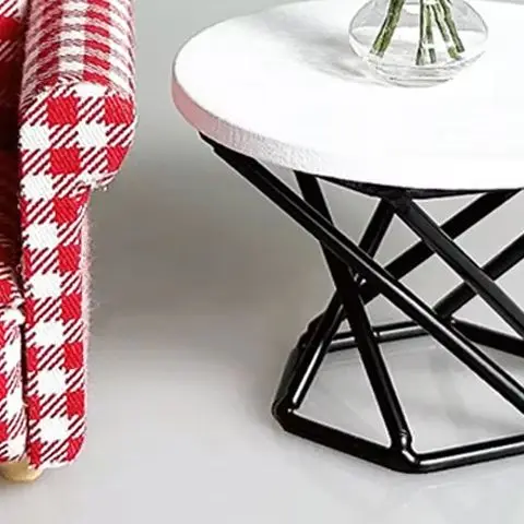 1:12 Dollhouse Miniature Coffee Table Tea Table Side Table Furniture Home Model Decor Toy Doll House Accessories