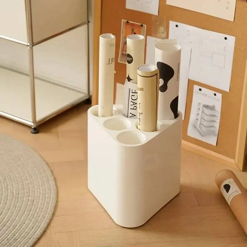 Storage Umbrella Bucket Living Room Home Umbrella Stand Porch Creative Coffee Shop Floral Ornaments Storage Rack