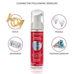 Connoisseurs Jewellery Cleaner All-Purpose Jewelry Cleansing Foam Gold Silver Platinum Precious Stone Quick Cleaning Solution