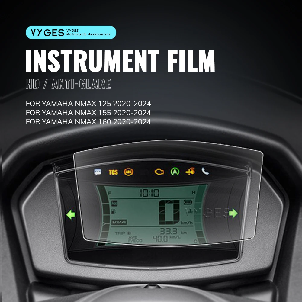 Motorcycle Display Protection Film Screen Protector Instrument Film For Yamaha NMAX 155 160 125 NMAX155 NMAX160 N-MAX 2020-2024