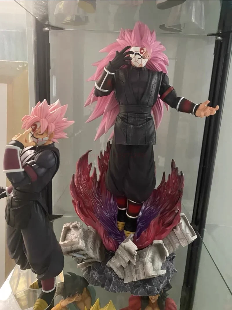 

33cm Genuine Dragon Ball Figure Super Saiyan Rose Kamen Goku Black Figurine Gk Statue Pvc Figure Collectible Model Boy Toy Gift