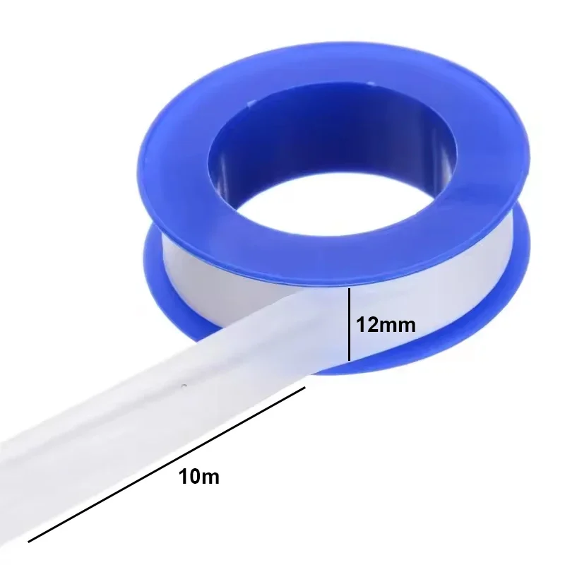 3Pcs White Pipe Thread Seal Raw Material Tape Faucet Sealing Thread Tape PTFE Roll Plumbing Plumber Fitting Tape Sealing Tape