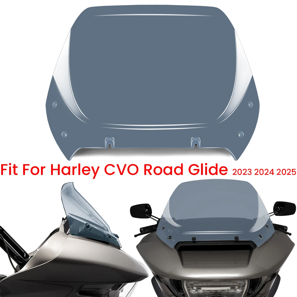 منحرف الرياح للزجاج الأمامي للدراجات النارية مقاس 12 بوصة لدراجة Harley Touring CVO Road Glide FLTRX FLTRXSE 2023 2024 2025 #1