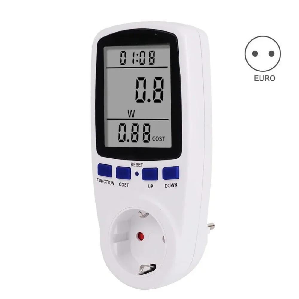 Vatímetro  voltaje Digital con enchufe europeo, medidor  potencia, consumo  vatios, energía KWh, 230V CA enchufe 220V, Mon