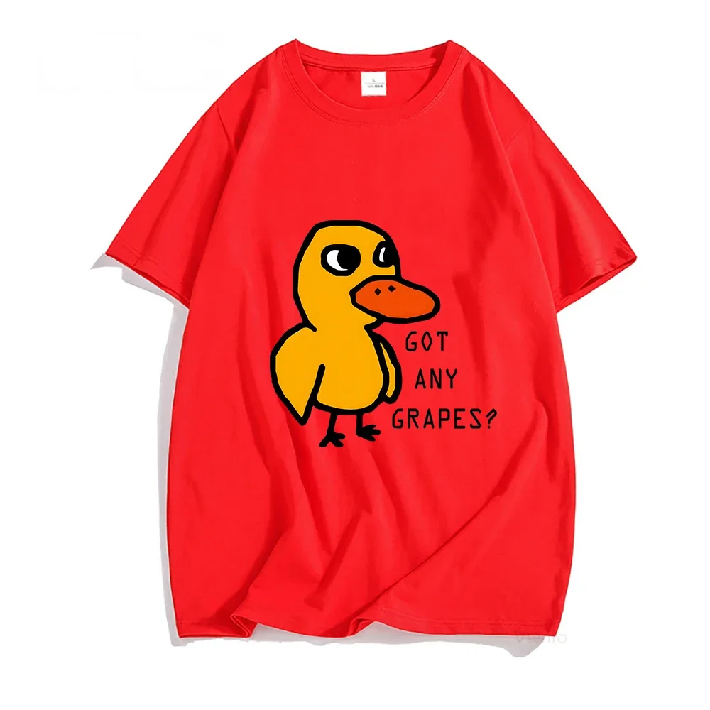 Duck Question Clothing Cute and Comfortable Children's T-shirt Fashion Printed Personalized Round Neck Parent Child Clothing